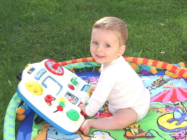 sitting up (8 months)